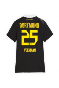 Borussia Dortmund Joey Veerman #25 Fotballdrakt Borte Klær Dame 2026-27 Korte ermer
